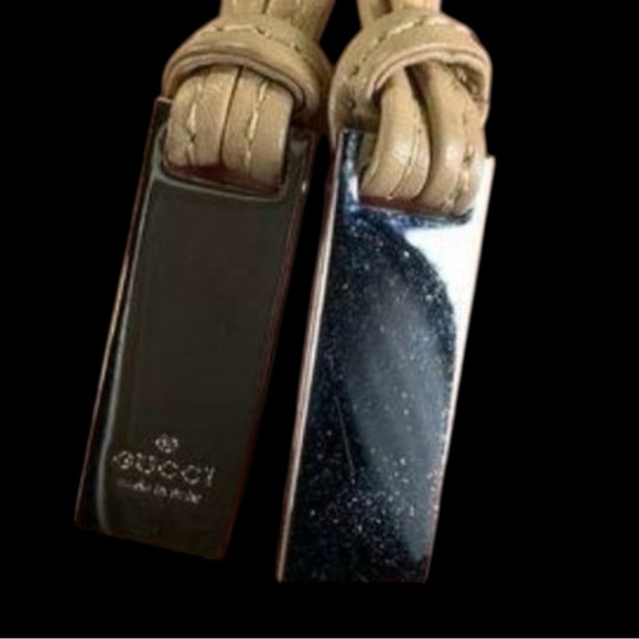 AUTHENTIC GUCCI VINTAGE TAN BUTTERY LEATHER-SLOUCHY HOBO RARE BAG - Picture 3 of 8